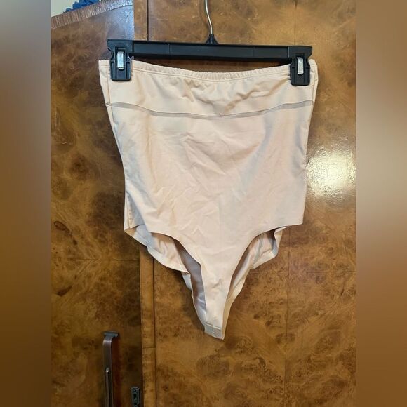 Beige Shapewear Bodysuit - NWOT - Picture 2 of 6